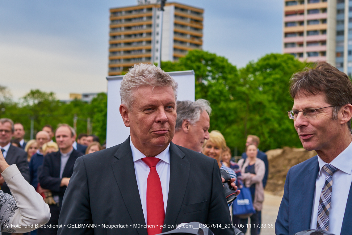 11. Mai 2017 - Grundsteinlegung für die LOGE und dem Kulturquadrat in Neuperlach